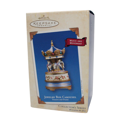 2003 Jewelry Box Carousel Hallmark Ornament (Treasures and Dreams) QX8197