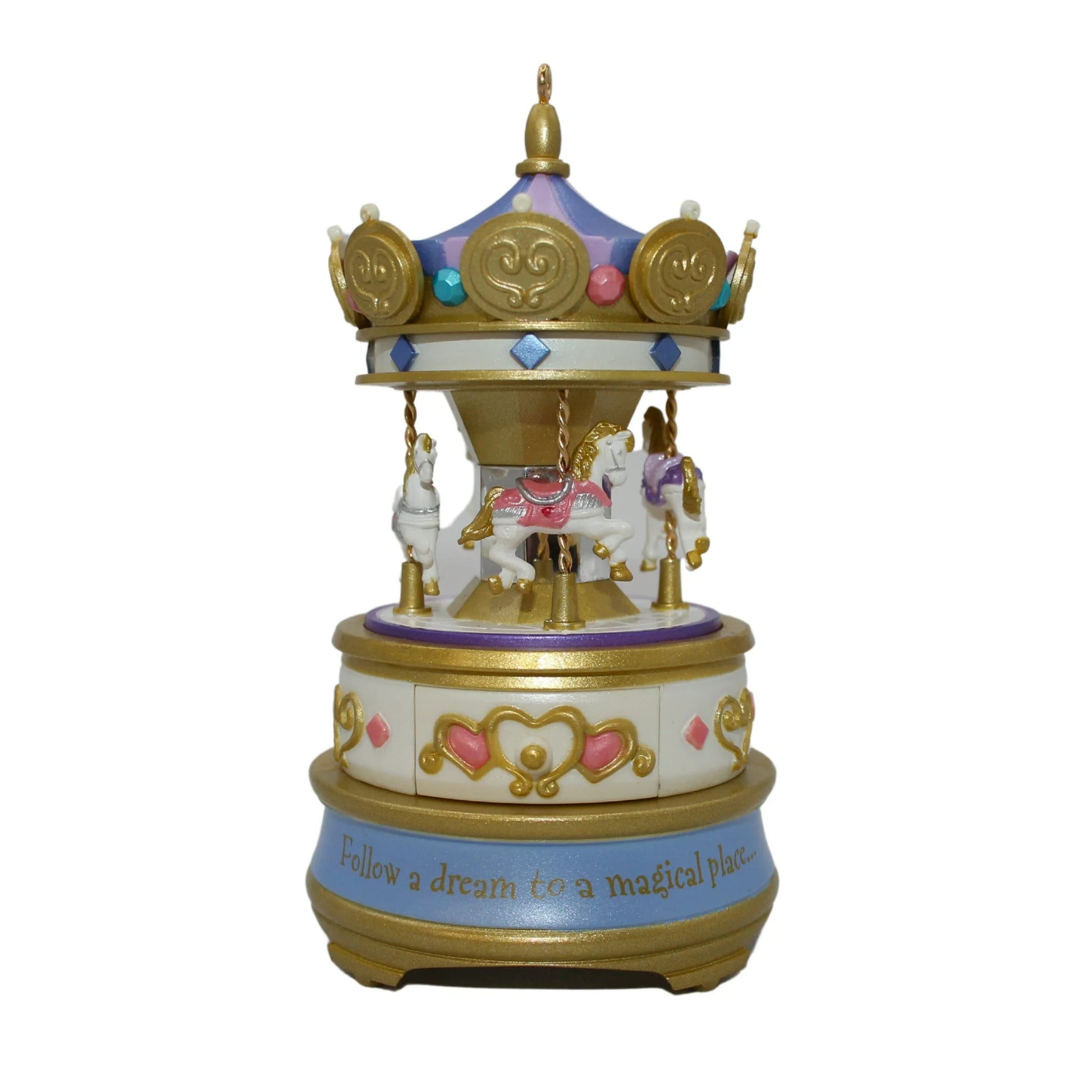 2003 Jewelry Box Carousel Hallmark Ornament (Treasures and Dreams) QX8197