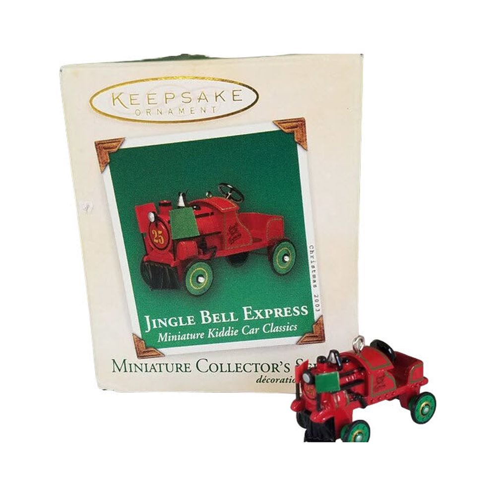 2003 Jingle Bell Express Hallmark Ornament (Miniature Kiddie Car Classics) QXM4867
