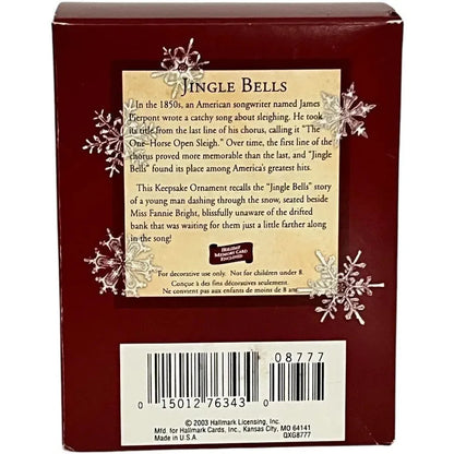 2003 Jingle Bells Hallmark Ornament (Ball) QXG8777