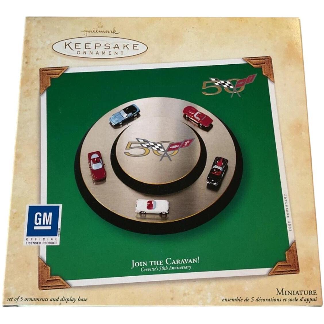 2003 Join the Caravan! Hallmark Ornament (Corvette's 50th Anniversary) QXM4977