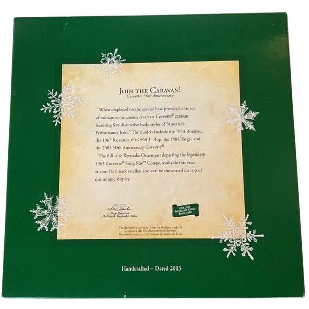 2003 Join the Caravan! Hallmark Ornament (Corvette's 50th Anniversary) QXM4977