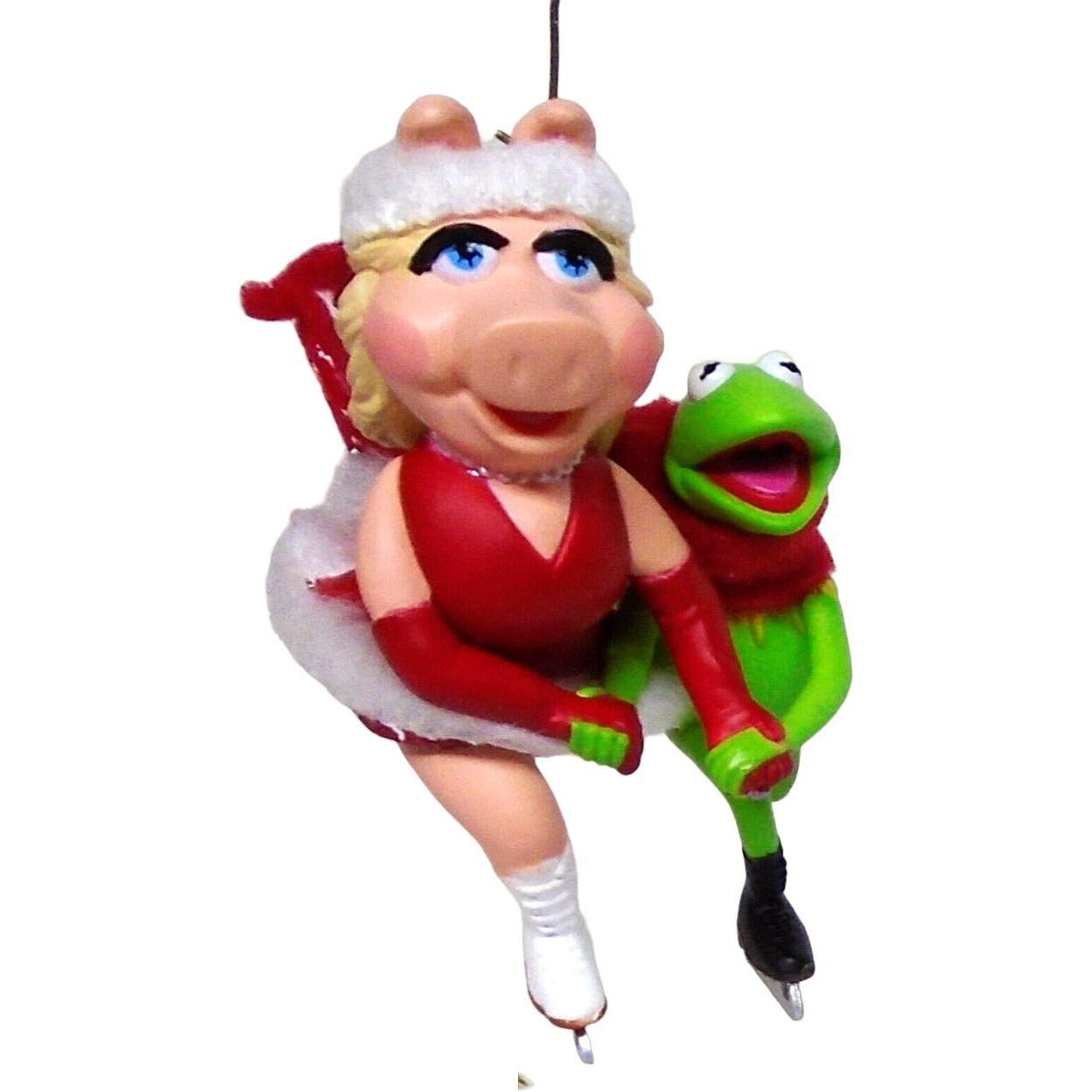 2003 Kermit and Miss Piggy Hallmark Ornament (The Muppets) QXI4289
