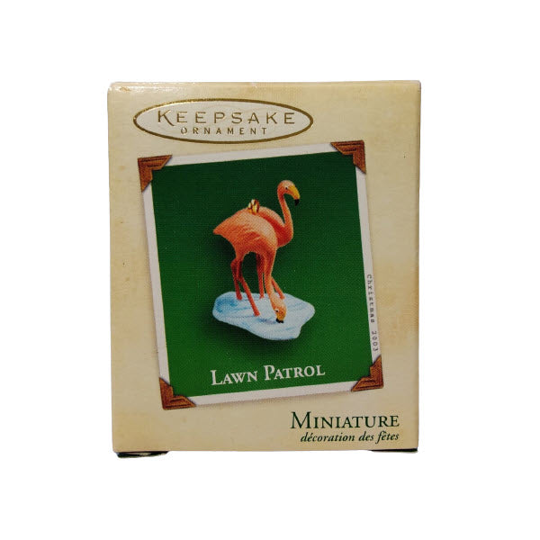 2003 Lawn Patrol Hallmark Ornament (Flamingo) QXM4979