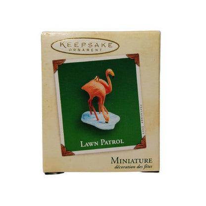 2003 Lawn Patrol Hallmark Ornament (Flamingo) QXM4979