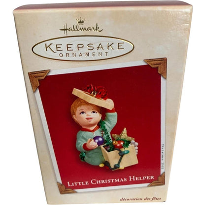 2003 Little Christmas Helper Hallmark Ornament (Baby) QXG8747