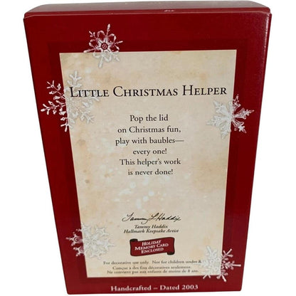 2003 Little Christmas Helper Hallmark Ornament (Baby) QXG8747