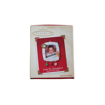 2003 Love Ya, Grandma! Hallmark Ornament (Magnetic Photo Holder) QXG8917