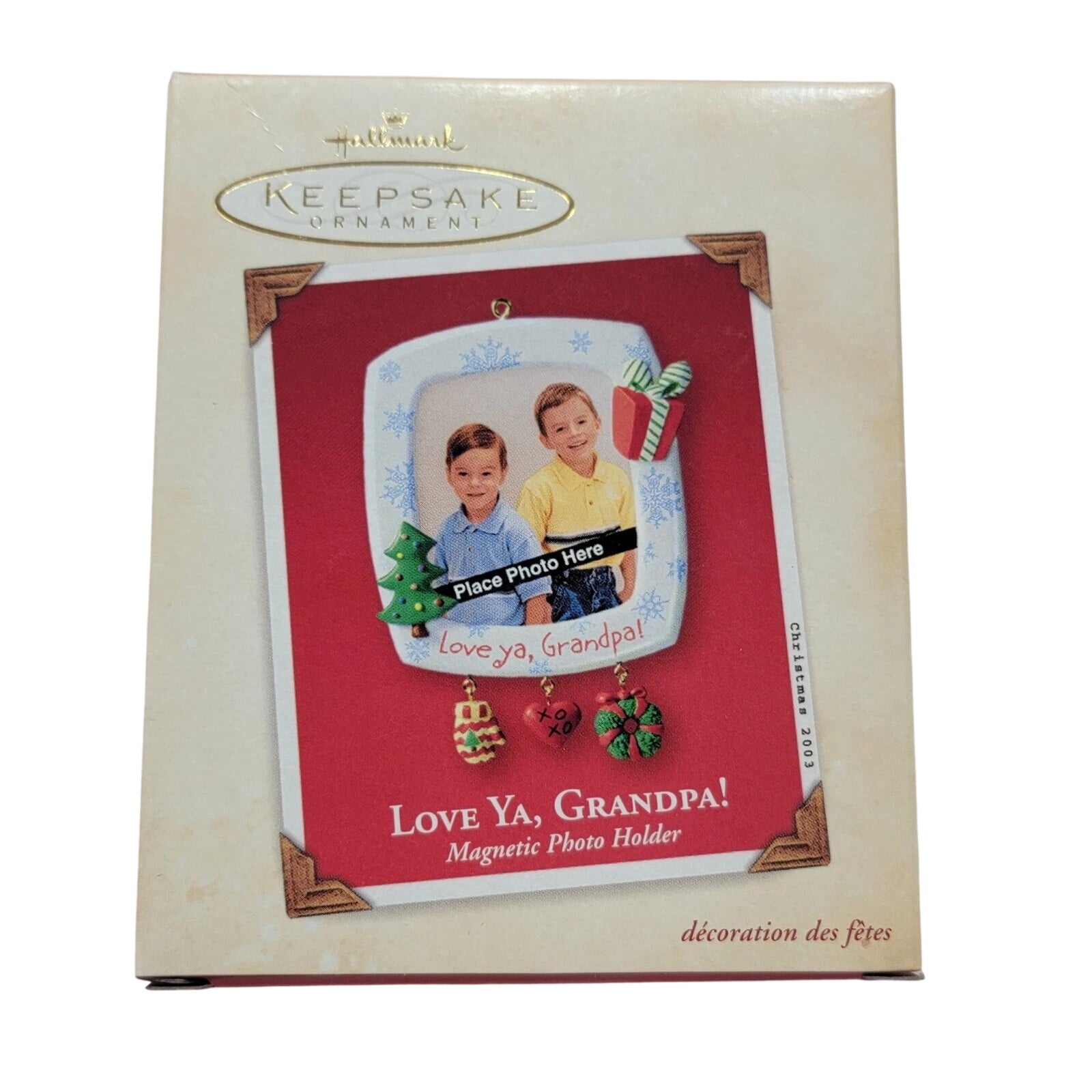 2003 Love Ya, Grandpa! Hallmark Ornament (Photo Holder) QXG8919 Image2