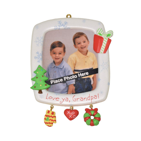 2003 Love Ya, Grandpa! Hallmark Ornament (Photo Holder) QXG8919