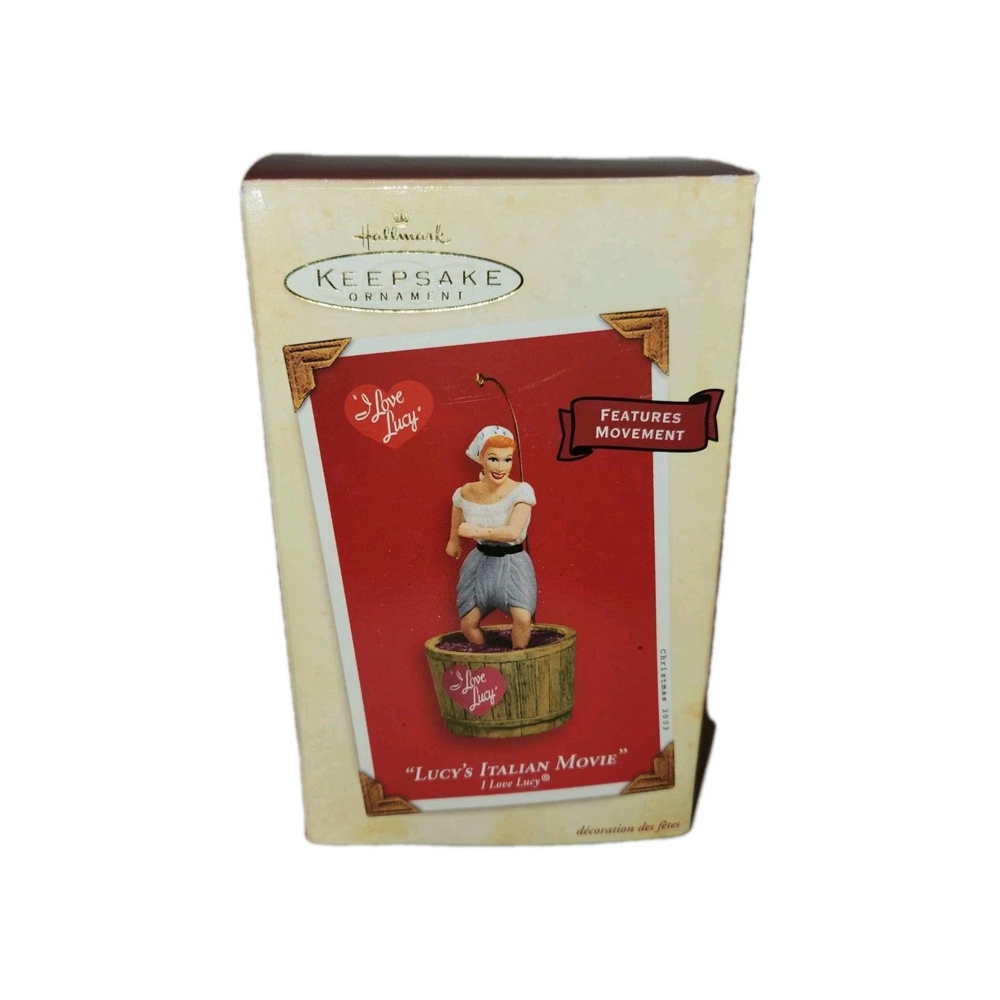 2003 Lucy's Italian Movie Hallmark Ornament (I Love Lucy) QXI8387 Image2