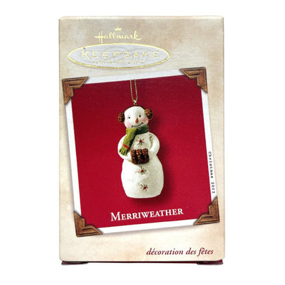 2003 Merriweather Hallmark Ornament (Snowman) WD2875