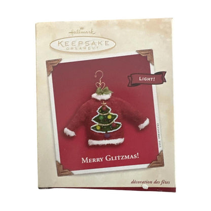2003 Merry Glitzmas! Hallmark Ornament (Sweater) QXL7537 Image2