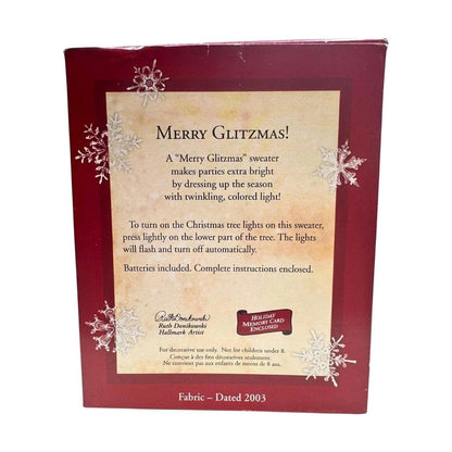 2003 Merry Glitzmas! Hallmark Ornament (Sweater) QXL7537 Image4