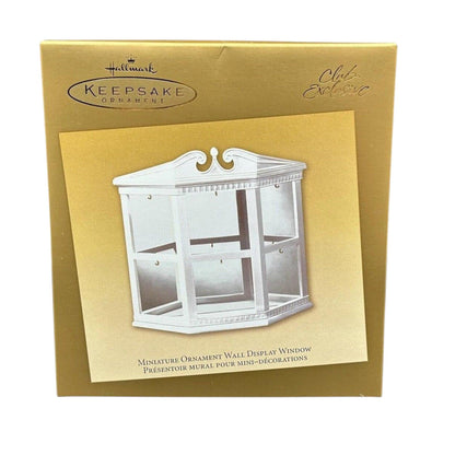 2003 Miniature Ornament Wall Display Window (Ornament Display Stand)