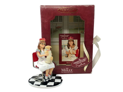 2003 Molly, An American Girl Hallmark Ornament (The American Girls Collection) QAC6418