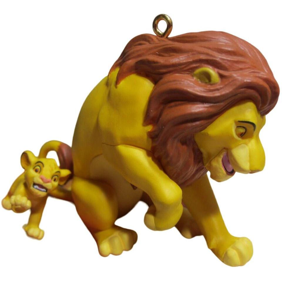 2003 Mufasa and Simba Hallmark Ornament (Lion King) QXD5087