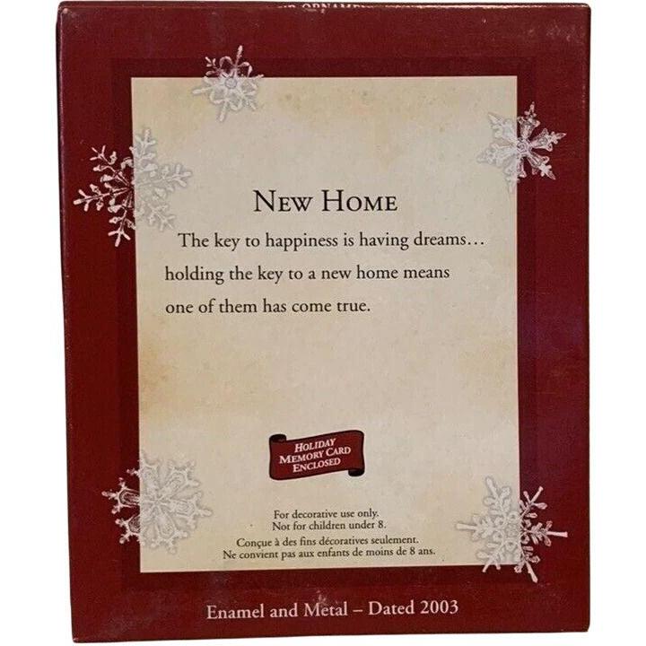 2003 New Home Hallmark Ornament (New Home) QXG8967