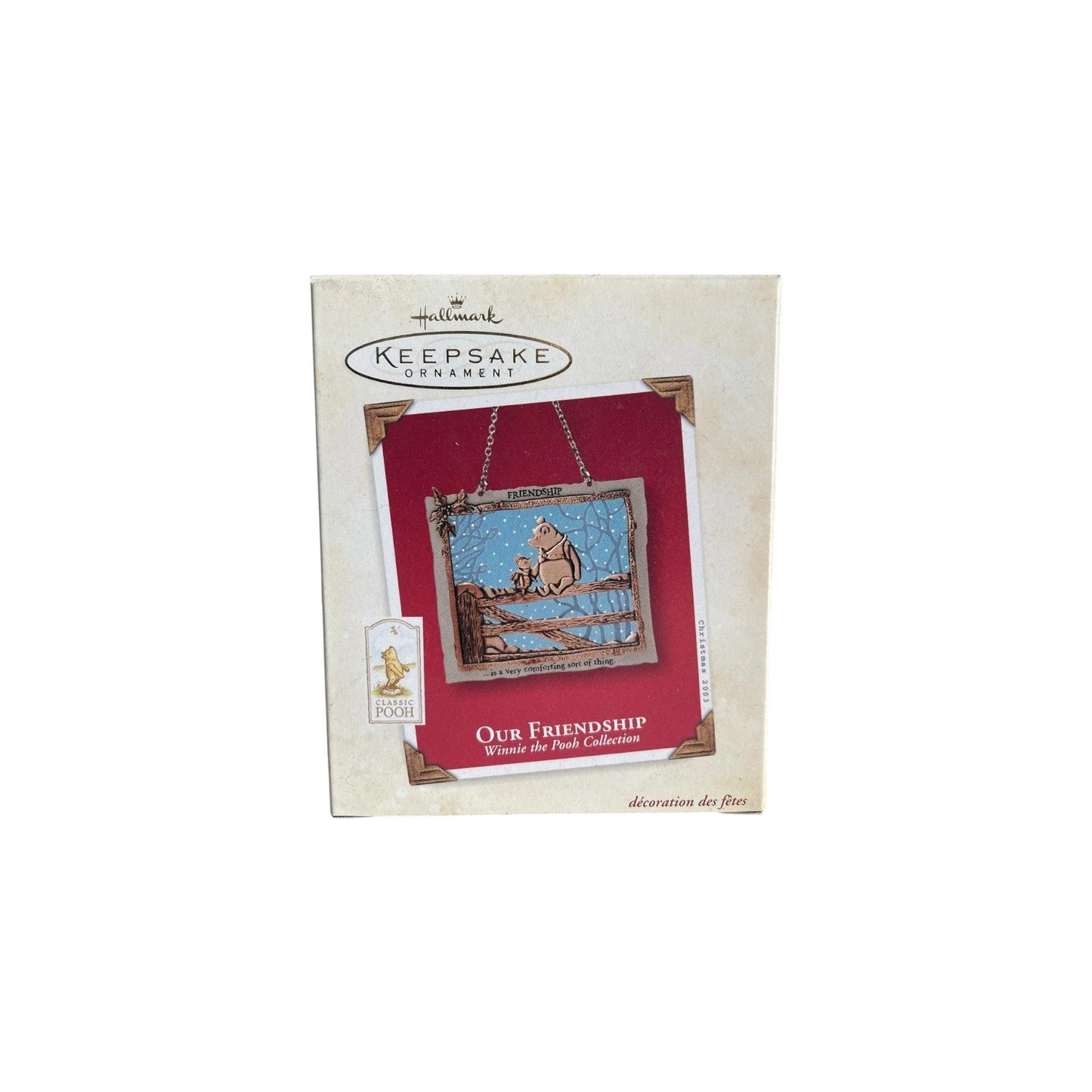 2003 Our Friendship Hallmark Ornament (Winnie the Pooh) QXD5067 Image2