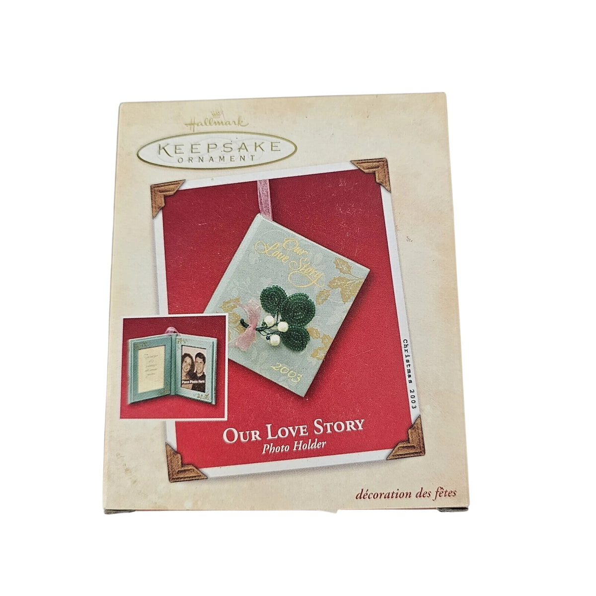2003 Our Love Story Hallmark Ornament (Photo Holder) QXG8859 Image2