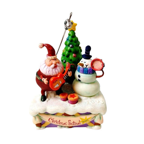 2003 Play It Again, Santa! Hallmark Ornament (Santa Claus) QLX7469