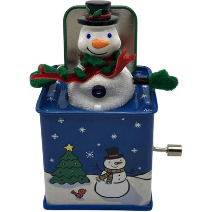 2003 Pop! Goes The Snowman Hallmark Ornament (Jack-in-the-Box Memories) QX8457