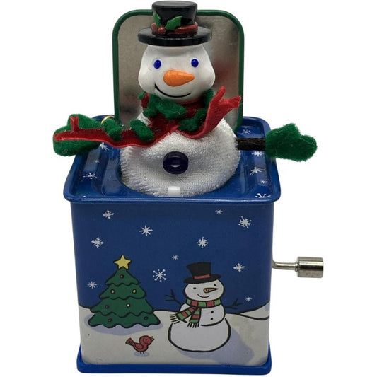 2003 Pop! Goes The Snowman Hallmark Ornament (Jack-in-the-Box Memories) QX8457