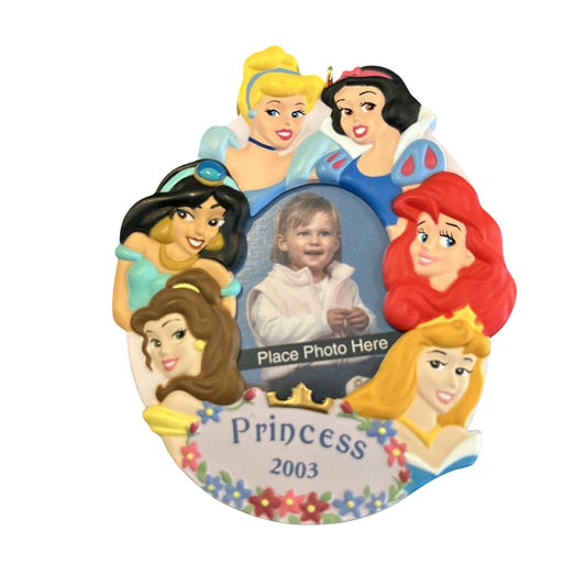2003 Pretty As a Princess Hallmark Ornament (Photo Holder) QXD5079 Image1