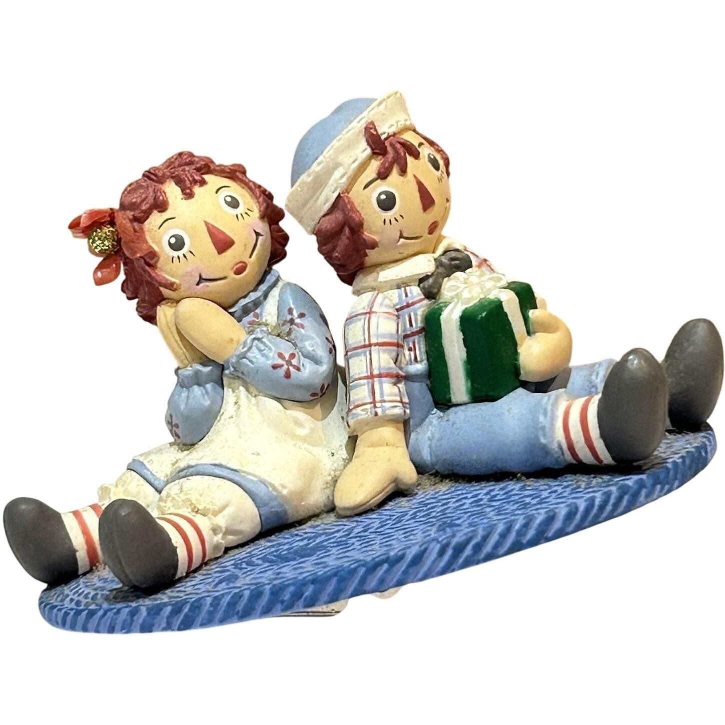 2003 Raggedy Ann and Raggedy Andy Hallmark Ornament (Raggedy Ann & Andy) QXI8417