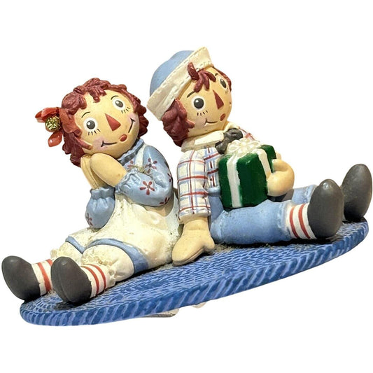 2003 Raggedy Ann and Raggedy Andy Hallmark Ornament (Raggedy Ann & Andy) QXI8417