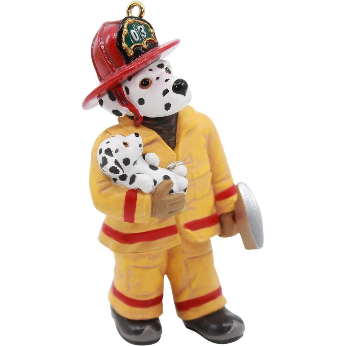 2003 Ruff and Tuff Hero Hallmark Ornament (Firefighter) QXG8557