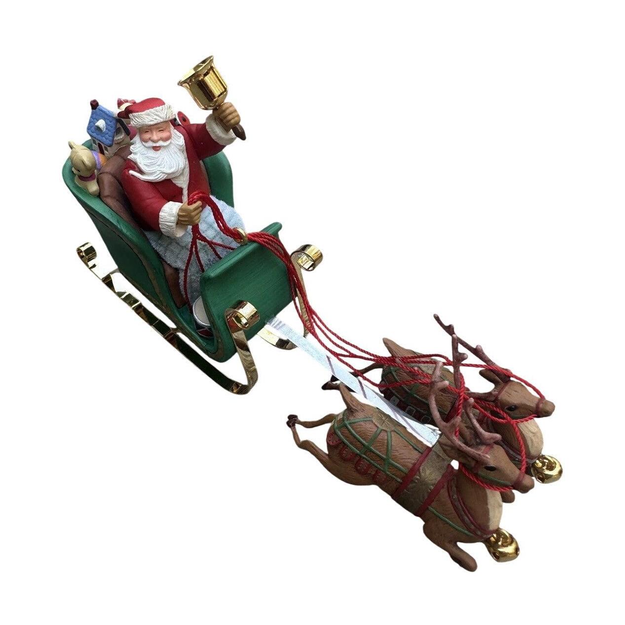 2003 Santa's On His Way Hallmark Ornament (Santa Claus) QXG8809 Image1