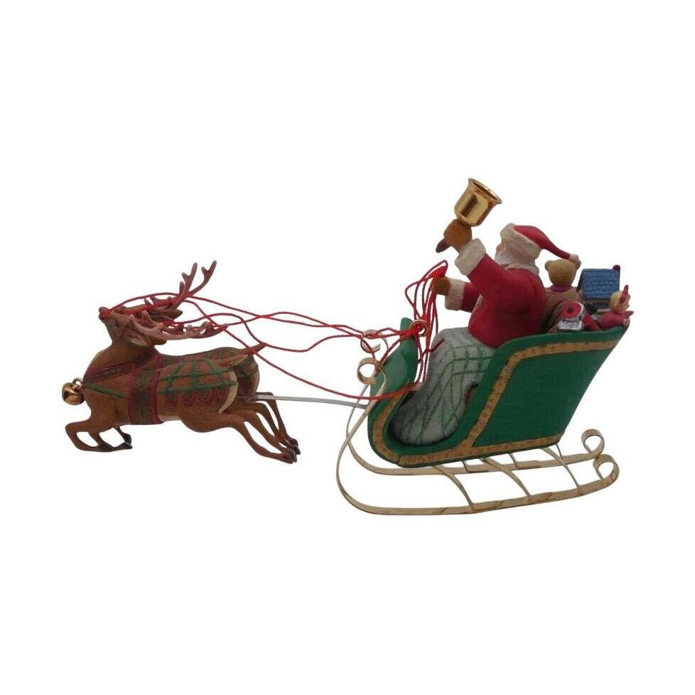 2003 Santa's On His Way Hallmark Ornament (Santa Claus) QXG8809 Image3