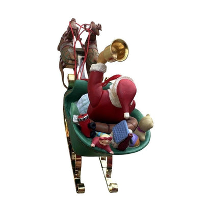 2003 Santa's On His Way Hallmark Ornament (Santa Claus) QXG8809 Image5