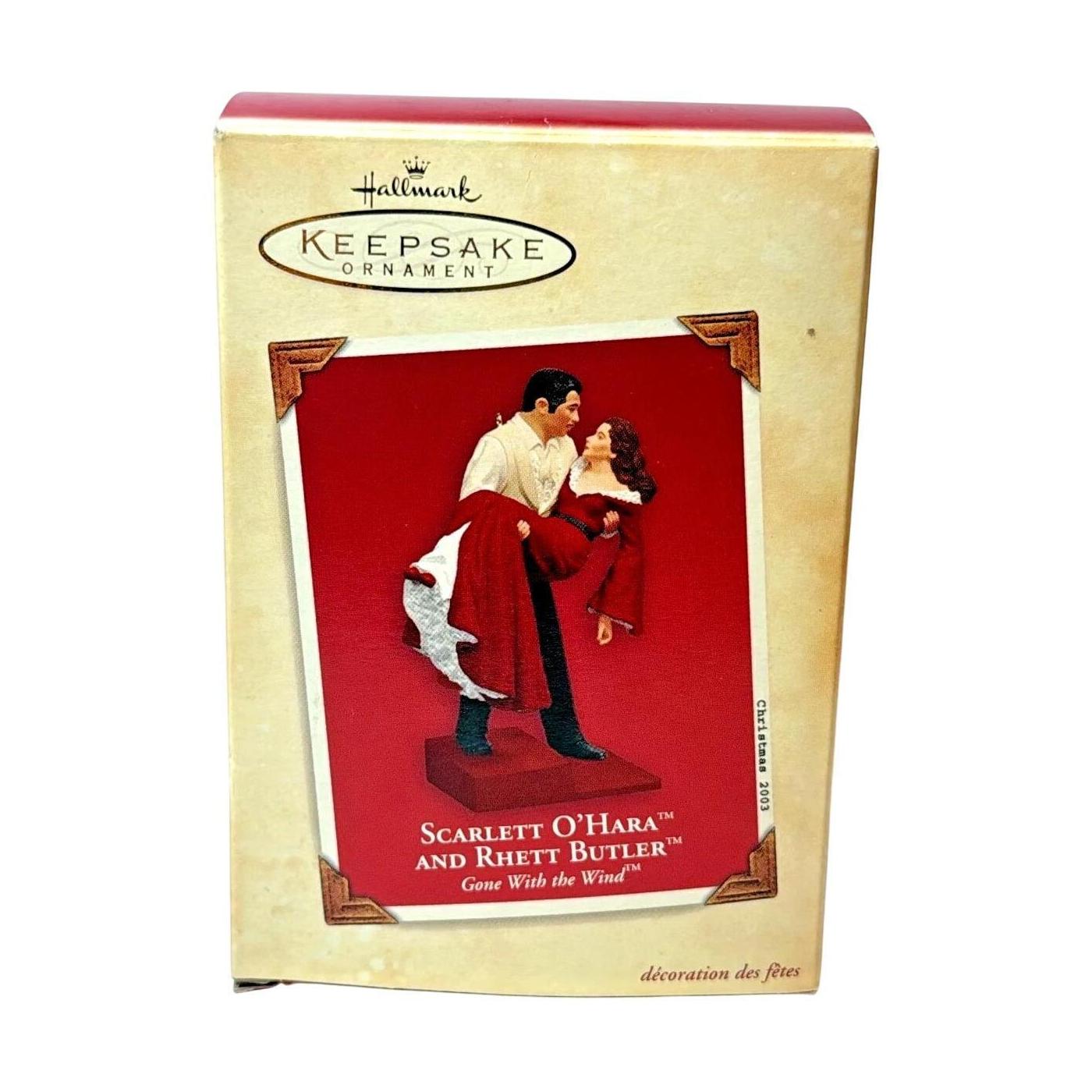 2003 Scarlett O'Hara and Rhett Butler Hallmark Ornament (Gone with the Wind) QXI4287 Image2