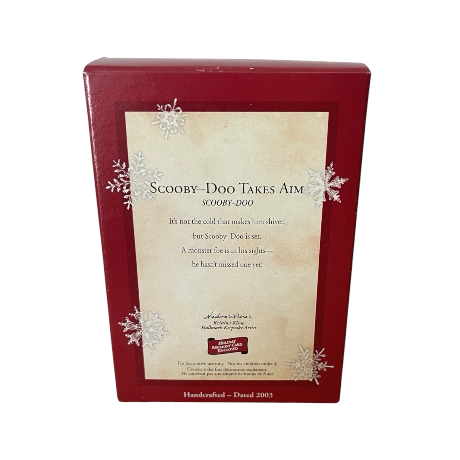 2003 Scooby-Doo Takes Aim Hallmark Ornament (Scooby-Doo) QXI8287