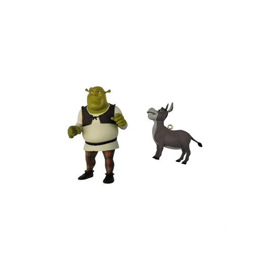 2003 Shrek and Donkey Hallmark Ornament (Shrek) QXI8759 Image1