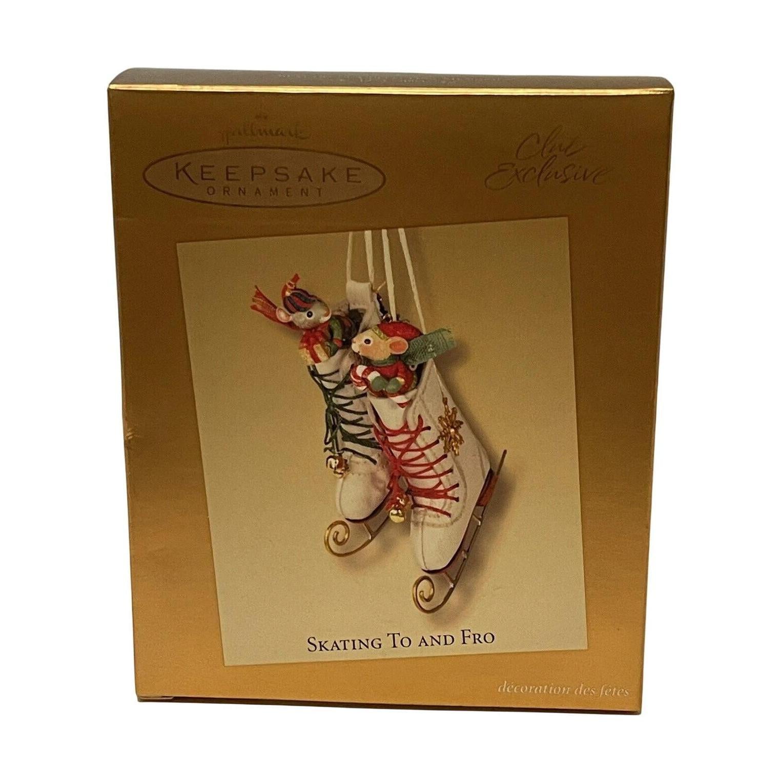 2003 Skating To and Fro Hallmark Ornament (Mouse) QXC3002 Image2