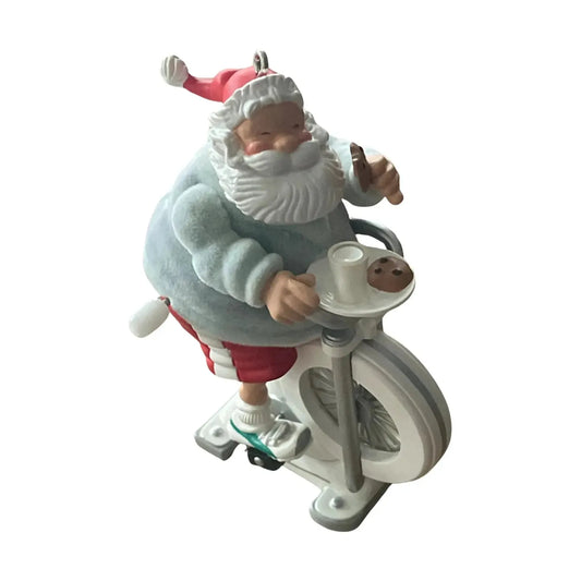 2003 Snackercize! Hallmark Ornament (Santa Claus) QLX7581 Image1