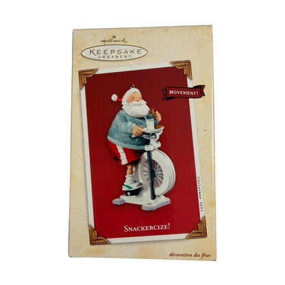 2003 Snackercize! Hallmark Ornament (Santa Claus) QLX7581 Image2