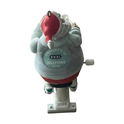 2003 Snackercize! Hallmark Ornament (Santa Claus) QLX7581 Image4
