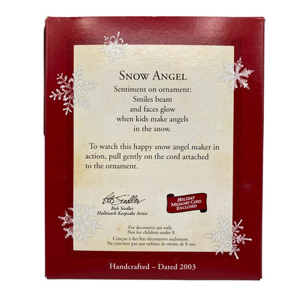 2003 Snow Angel Hallmark Ornament (Angels) QXG8749