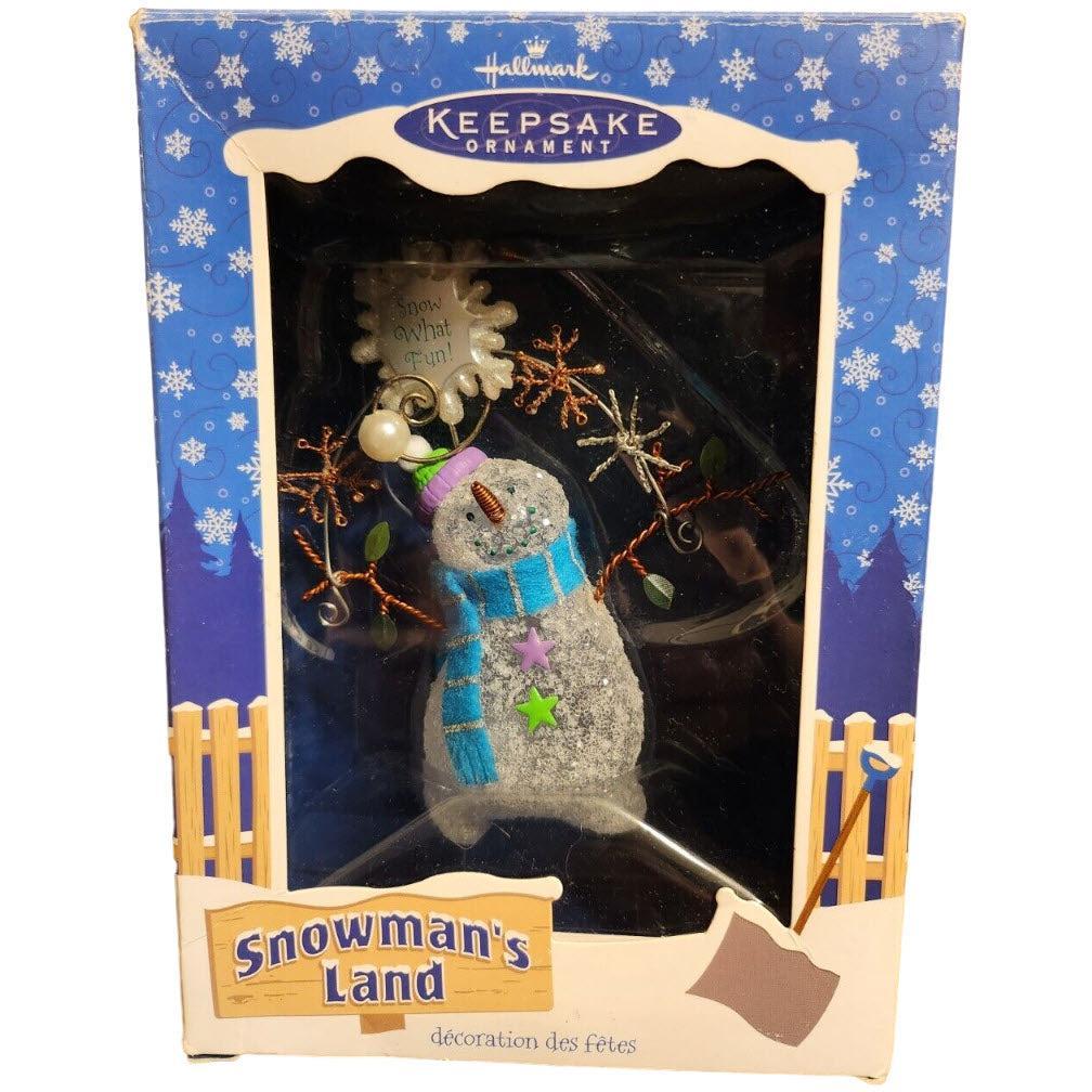 2003 Snow What Fun! Hallmark Ornament (Snowman's Land) QP1127