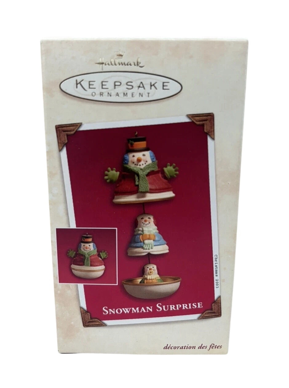 2003 Snowman Surprise Hallmark Ornament (Snowman) QXG8807 Image2