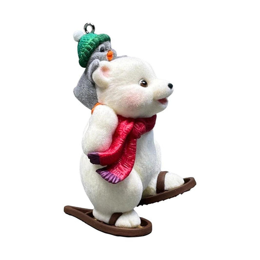 2003 Snowshoe Taxi Hallmark Ornament (Snowball and Tuxedo) QX8227 Image1