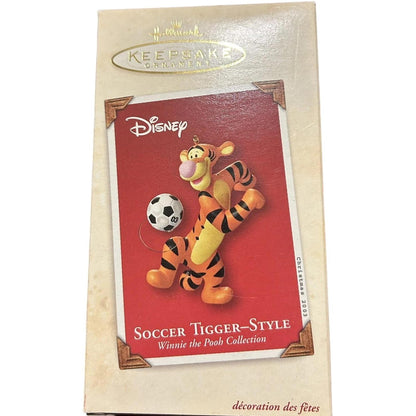 2003 Soccer Tigger-Style Hallmark Ornament (Winnie the Pooh) QXD5119