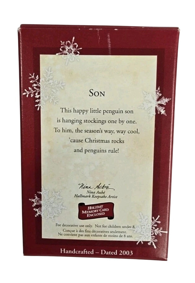 2003 Son Hallmark Ornament (Family) QXG8897 Image6