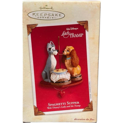 2003 Spaghetti Supper Hallmark Ornament (Lady and the Tramp) QXD5099