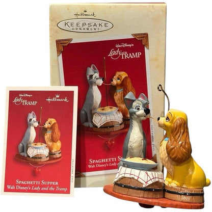 2003 Spaghetti Supper Hallmark Ornament (Lady and the Tramp) QXD5099