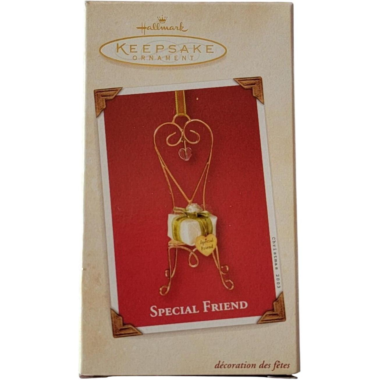 2003 Special Friend Hallmark Ornament (Friendship) QXG8927